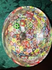 vintage 1950s Murano Venetian Footed Glass. k