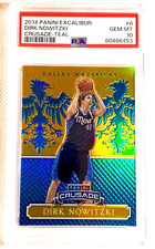 PSA 10 GEM MINT DIRK NOWITZKI 2014 TEAL CRUSADE SP /35 EXCALIBUR PANINI G5680
