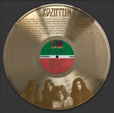 Led Zeppelin - Stairway to Heaven Laser Etched Gold LP Record