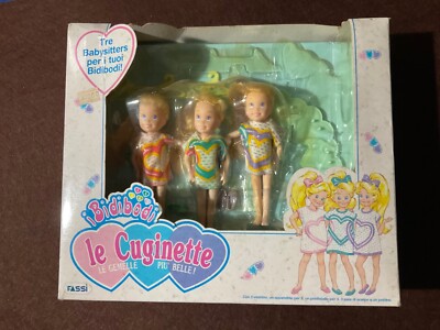 NEU IM KARTON Vintage Tyco Quints Cousins Herzen Puppen seltenes Set versiegelt 1990