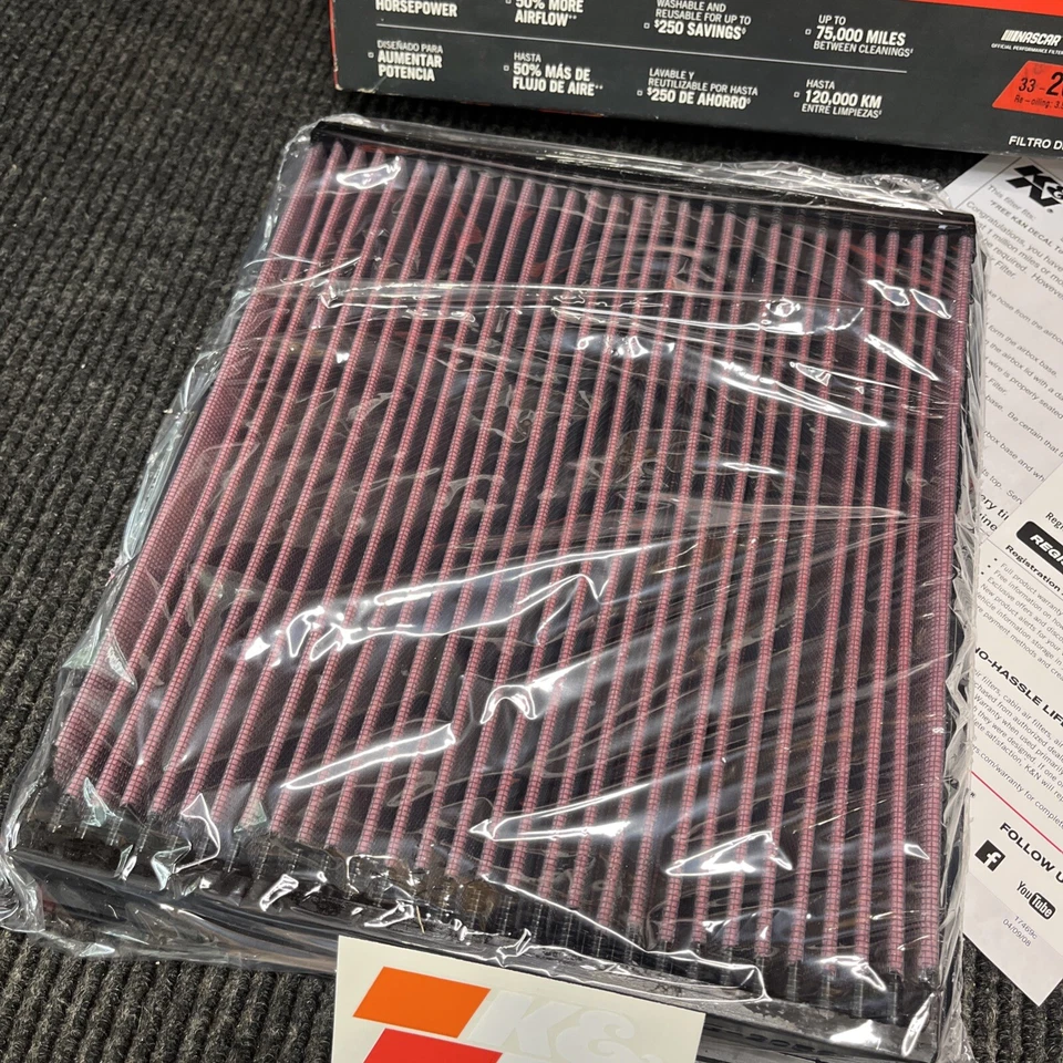Filtro de aire de repuesto K&N 33-2056 para Dodge 1994-2002 (Ram 2500, Ram 3500) Foto 2 de 4