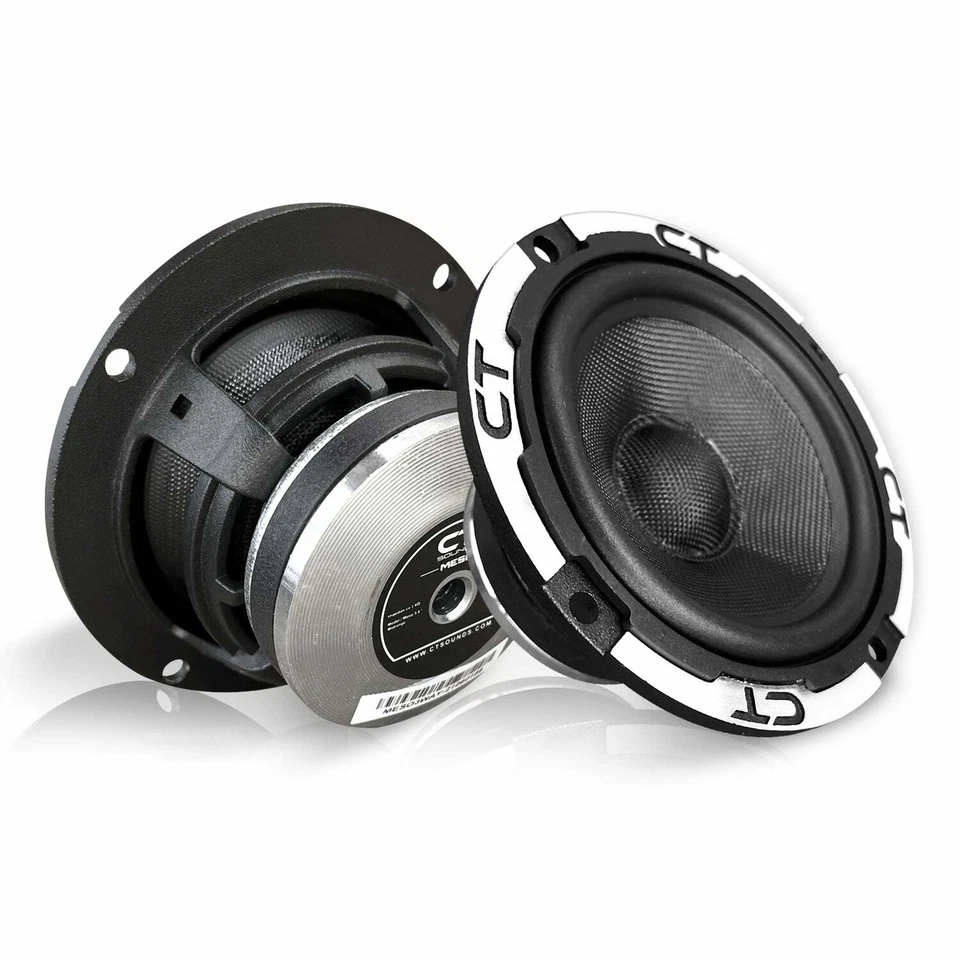 CT Sounds Meso 6.5 英寸 500 瓦 3 路高级组件汽车扬声器套装 — 第 3/4 张图片
