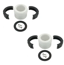 Hot Tub Basics | 1.5" Flow Thru Heater Union Split Nut & Tail Piece Kit *PAIR*