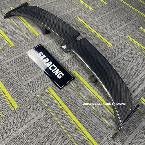 Carbon/Gloss Black Rear Tail Trunk Spoiler Wing Lip For Hyundai Elantra 2021-24 - Picture 16 of 24