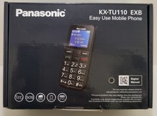 Panasonic Seniorenhandy KX-TU110EXB 2g, DualSim, SOS-Schwarz