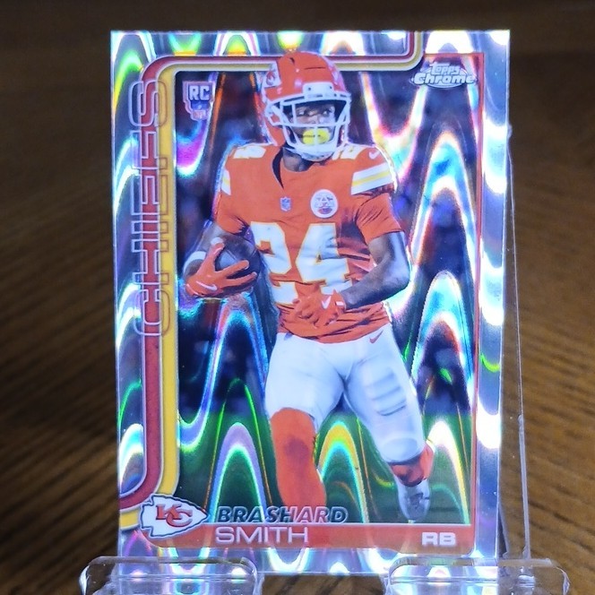 Topps Chrome 2025 Brashard Smith #311 Raywave Rookie Kansas City