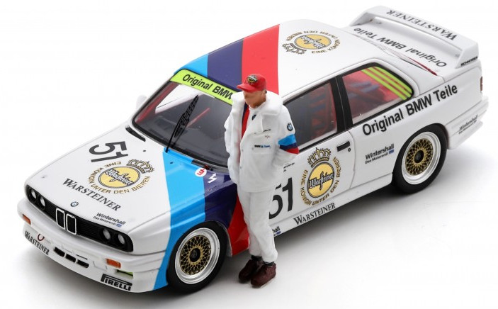 BMW E30 M3 #51 Spark WTCC 1987 Monza voiture miniature 1/43 de course automobile