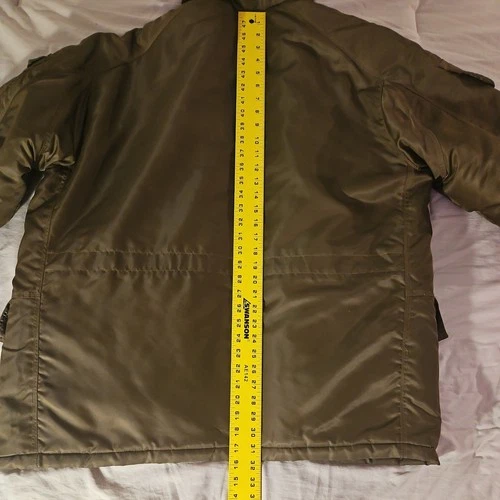 Vintage Y2k GAP Hooded Parka Snorkel Men's L Army Green image 8