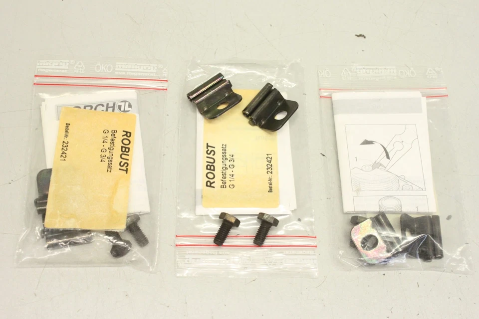 3x LORCH G1/4-G3/4 232421 Befestigungssatz G1/4G3/4 OVP - Bild 1 von 1