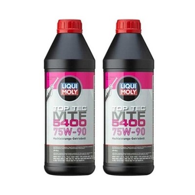 2x Motoröl Motorenöl Liqui Moly 21791 1 Liter Top Tec MTF 5400 75W-90 - 2 Liter