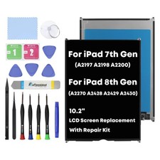 For iPad 7th Gen A2197 A2198 A2200 10.9" LCD Display Panel Screen Replacement