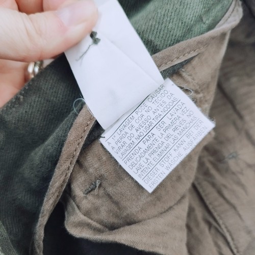 Men's Marlboro Classics Brushed Cotton Chinos Trousers Dark Green W36 L30 - Picture 9 of 9