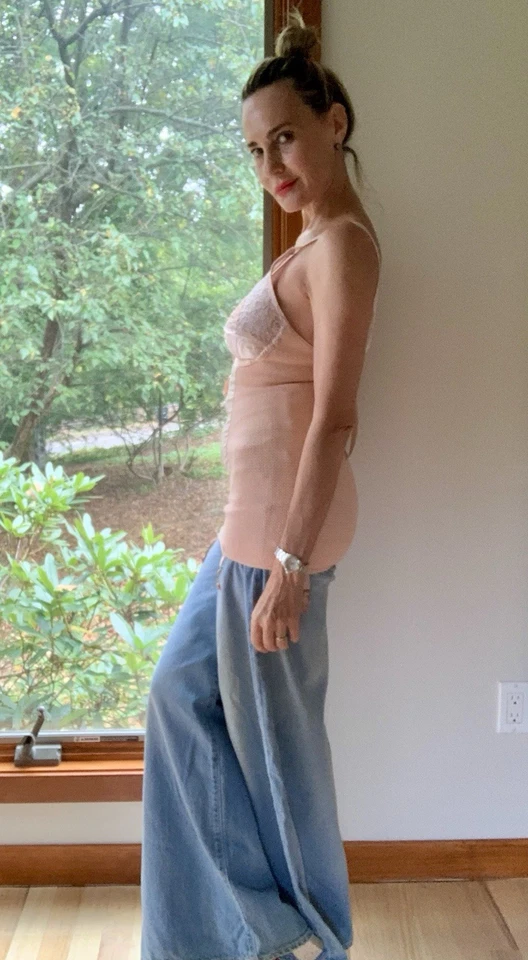 Vintage Corselet Girdle / Peach / Shaping Lingerie - Late 40s - Vintage Corset - Image 2 of 4