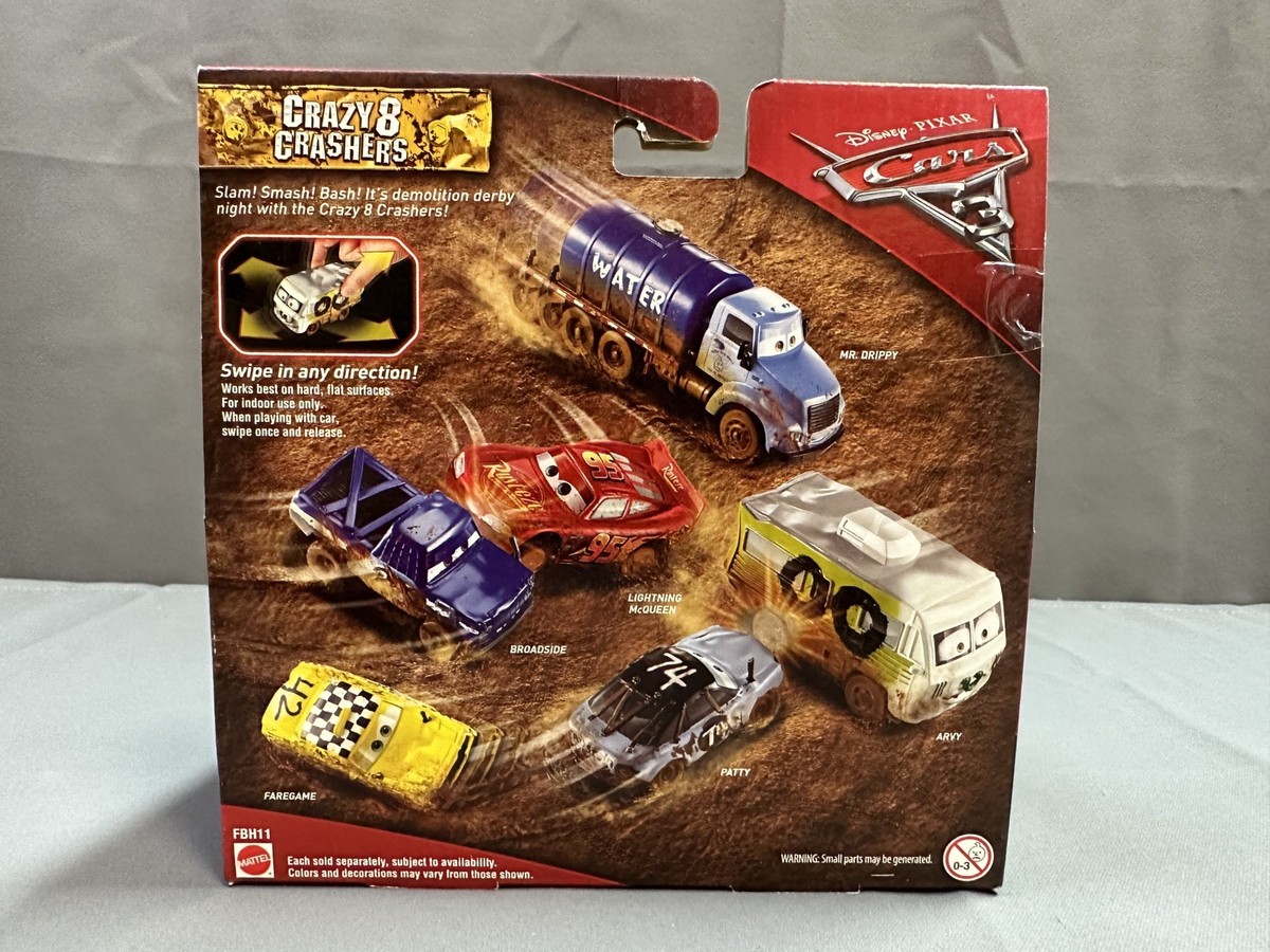 NEW Mattel - Disney Pixar Cars 3 Crazy 8 Crashers Arvy Vehicle 1