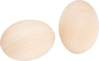 Vbs Holz-Eier 6 X 4 Cm 2 Stk. Holz FüR Ostern Deko Eier Basteln Diy Dekoration
