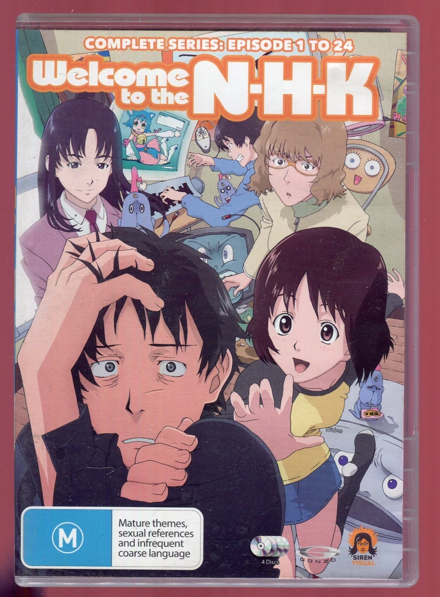 Welcome to the NHK (NHKにようこそ！) DVD Welcome to the N.H.K. - Season 1 Part 2 (DVD, 2008, 2-Disc Set