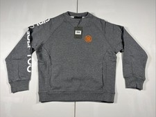 G/FORE Womens Sweatshirt Girls Golf Too Skull Pullover Gray Graphic Size S NWT