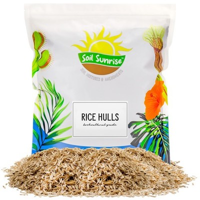 Horticultural Grade Rice Hulls Natural Organic House Plants & Chicken Bedding