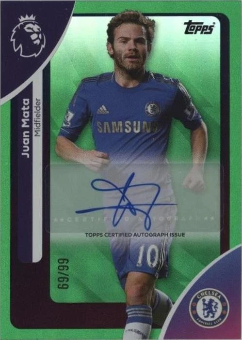 2025-26 Topps Premier League - Juan Mata #AC-JMA for sale | eBay