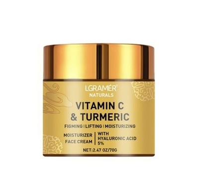  Crema facial con vitamina C hidratante reafirmante con 5% de ácido hialurónico