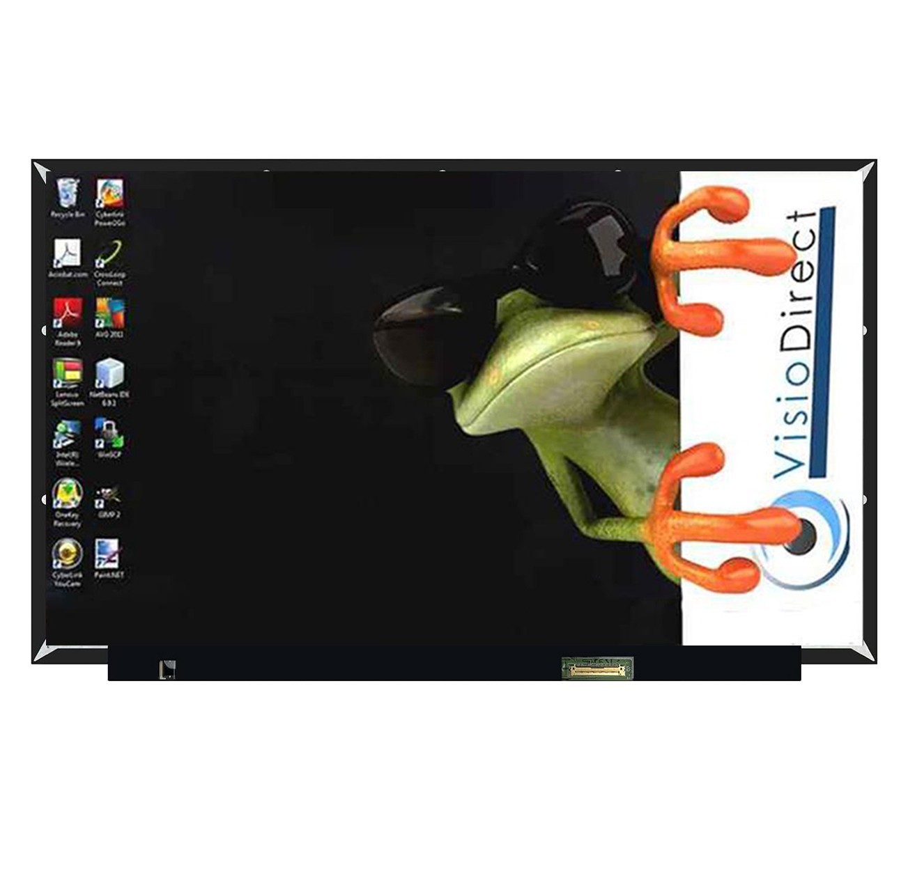 Dalle tactile 15.6 cassée pour Lenovo 5D10V82421 ? Réparez en IPS FHD 40 pins