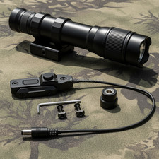 Rifle Light Weapon Flashlight Fits 20MM Rail Outdoor Tactical Flashlight
