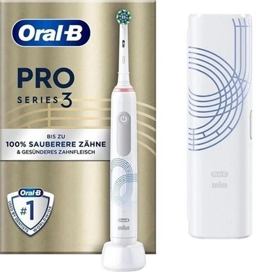 Oral-B Pro 3 3500 Olympia Special Edition Elektrische Zahnbürste weiß Timer NEU