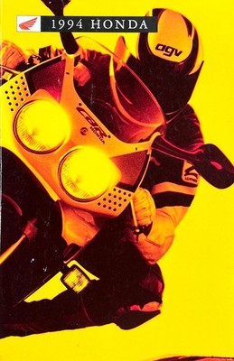1994 Honda Full-Line 28-page brochure RC45 CBR900 VLX Magna CR250 XR650 FourTrax