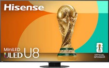 Hisense 65U8QG 65" 4K Mini-LED QLED Smart TV with Google TV - 2160p