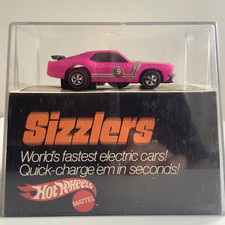 Hot Wheels Redline Uk Mattel Sizzlers Hot Pink Boss 302 Cube 1970 Spoiler Decal