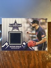 Nathan Eovaldi 2021 Topps Update All-Star Game Stitches Relic #ASSC-NE Red Sox