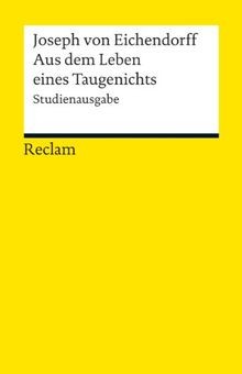 Aus dem Leben eines Taugenichts. Novelle. Studien... | Buch | Zustand akzeptabel
