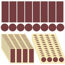 120 Pcs Match Striker Paper with,Adhesive Sticker for Candles Match, Holder Box