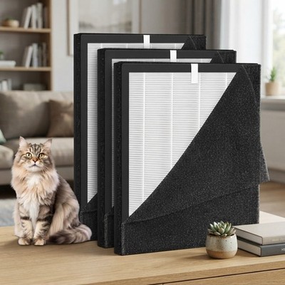 2er Pack Ersatzfilter für Mooka KJ190L - Haustierfreundliches Design