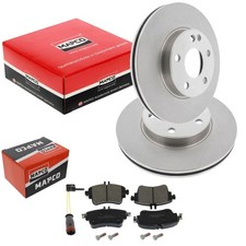 MAPCO BREMSSCHEIBEN + BELÄGE VORNE passend für MERCEDES A/B-KLASSE W176 W246