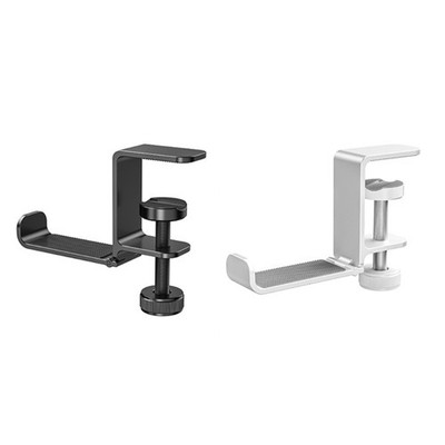 Desk Clamp Gaming Headset Stand Foldable Aluminum Hook Holder Space Saver