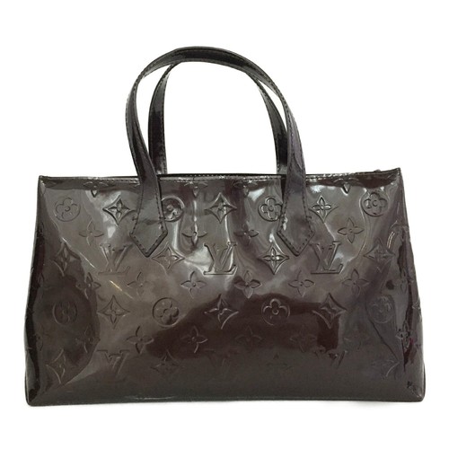 Louis Vuitton Monogram Vernis Wilshire PM Hand Bag Amarante/2BG5234 - Picture 5 of 12