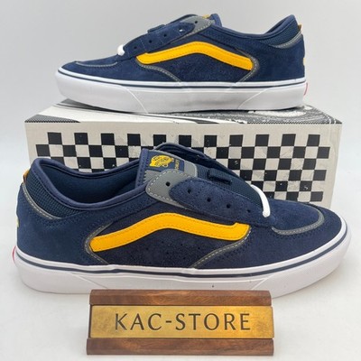 Vans Skate Rowley Navy Yellow Black VN000DA2YY0 Men's Size oki06