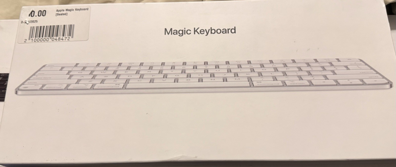 Apple Magic Keyboard without Touch ID MK2A3LL/A - WHITE BRAN