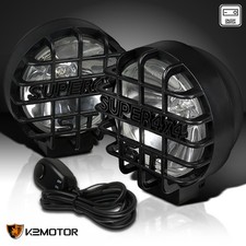 Super 4x4 Offroad Suv Rv Black Round 6 Fog Lightwiringbulbsswitch Super 4x4 Offroad Suv Rv Black Round 6 Fog Lightwiringbulbsswitch