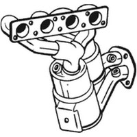 Bosal Katalysator Passend FüR BMW 3Er E90 320I E91 1Er E87 120I 090-561