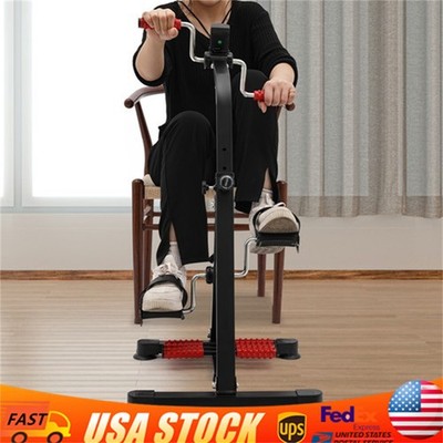 Adjustable Fitness Pedal Exerciser Bike W/ LCD Screen Within 50 kg Load Capacity