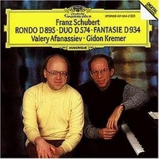 Schubert: Rondo D 895 / Duo D574 / Fantasie D 934 CD EX-LIBRARY