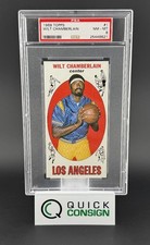 WILT CHAMBERLAIN 1969-70 TOPPS BASKETBALL LOS ANGELES #1 PSA 8 Q6995