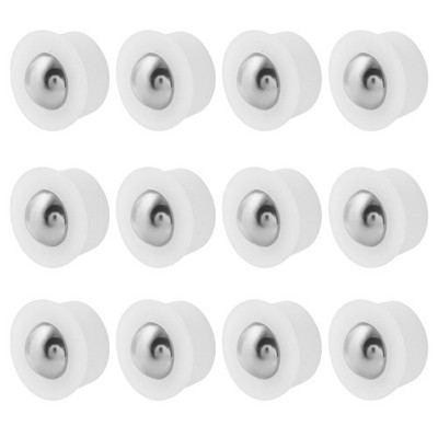 12pcs Mini Ball Transfer Bearing Unit Table Conveyor Ball Caster Wheels