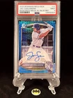 Topps Bowman 2025 Chrome Jac Caglianone Blue Mojo ON CARD Auto /150 PSA 9