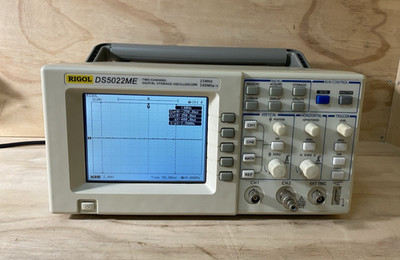 RIGOL DS5022ME DIGITAL STORAGE OSCILLOSCOPE 2 CHANNEL 25MHz - 500MSa/untested