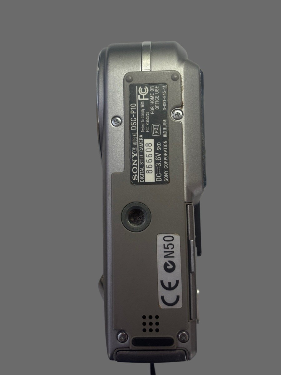 SONY ソニーサイバーショットP10 中古 Sony Cyber-shot DSC-P10 5.0MP Digital Camera - Silver for sale