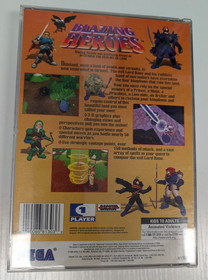 Blazing Heroes Sega Saturn Disc Game Complete In Box 1996 Authentic Working