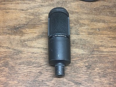 Audio-Technica AT2020 P48 Cardioid Condenser Studio XLR Microphone Black
